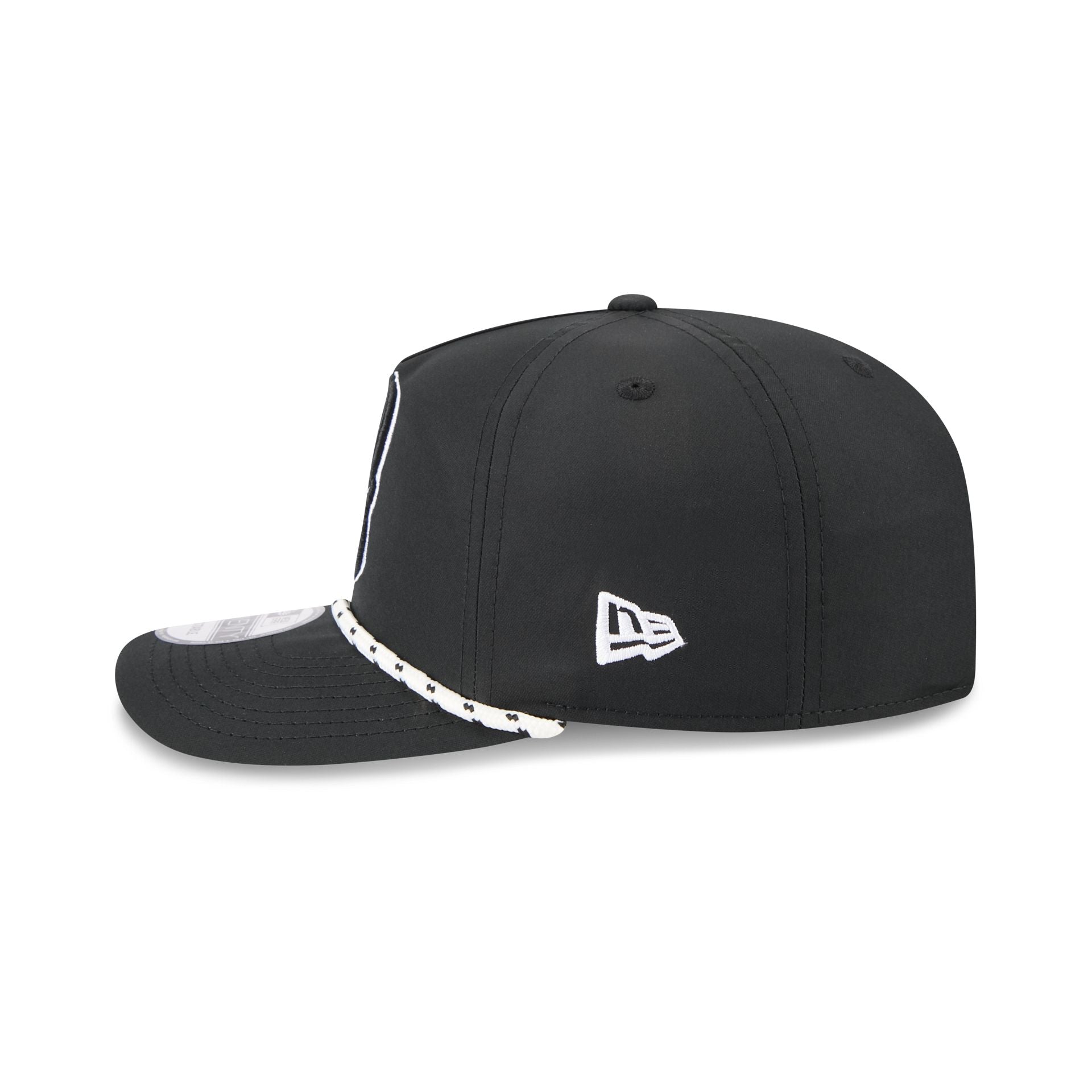 Dallas Cowboys Black and White Rope 19TWENTY Snapback Hat
