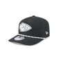 Kansas City Chiefs Black and White Rope 19TWENTY Snapback Hat