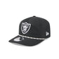 Las Vegas Raiders Black and White Rope 19TWENTY Snapback Hat