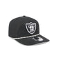 Las Vegas Raiders Black and White Rope 19TWENTY Snapback Hat