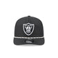 Las Vegas Raiders Black and White Rope 19TWENTY Snapback Hat