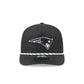 New England Patriots Black and White Rope 19TWENTY Snapback Hat