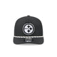 Pittsburgh Steelers Black and White Rope 19TWENTY Snapback Hat