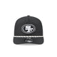 San Francisco 49ers Black and White Rope 19TWENTY Snapback Hat