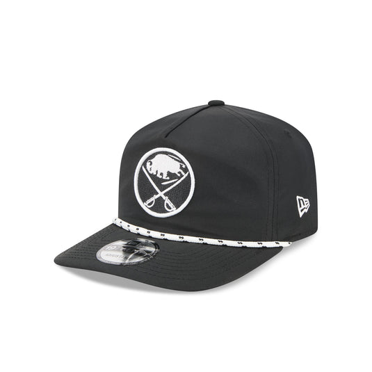 Buffalo Sabres Black and White Rope 19TWENTY Snapback Hat - New Era Cap