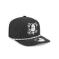 Anaheim Ducks Black and White Rope 19TWENTY Snapback Hat