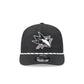 San Jose Sharks Black and White Rope 19TWENTY Snapback Hat