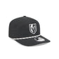 Vegas Golden Knights Black and White Rope 19TWENTY Snapback Hat