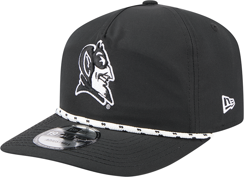 Duke Blue Devils Black and White Rope 19TWENTY Snapback Hat
