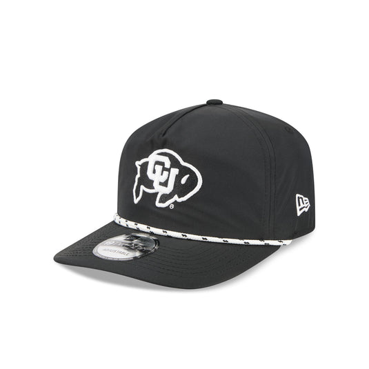 Colorado Buffaloes Black and White Rope 19TWENTY Snapback Hat - New Era Cap