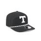 Tennessee Volunteers Black and White Rope 19TWENTY Snapback Hat