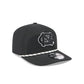 North Carolina Tar Heels Black and White Rope 19TWENTY Snapback Hat