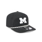 Michigan Wolverines Black and White Rope 19TWENTY Snapback Hat
