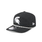 Michigan State Spartans Black and White Rope 19TWENTY Snapback Hat