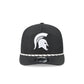 Michigan State Spartans Black and White Rope 19TWENTY Snapback Hat