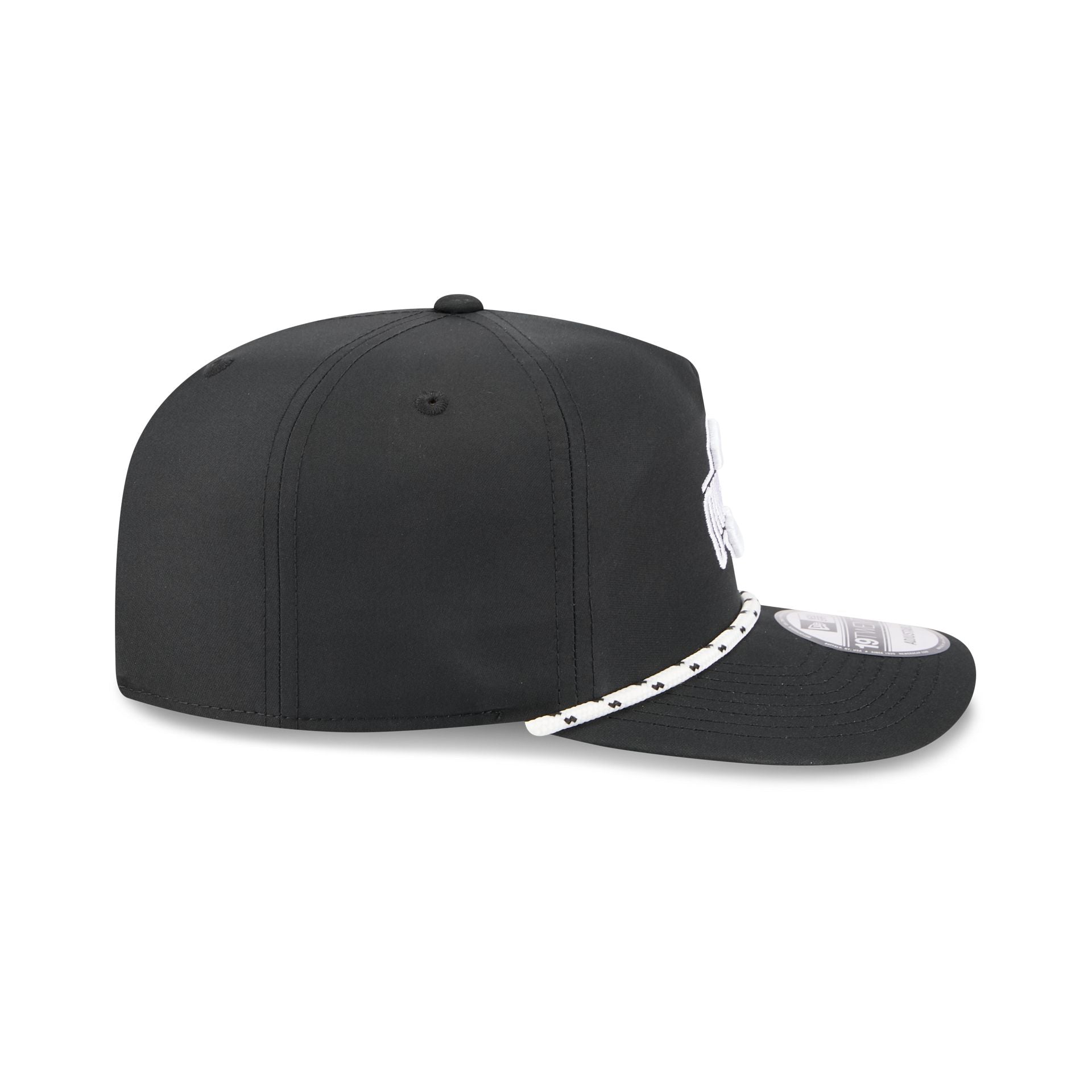 Ohio State Buckeyes Black and White Rope 19TWENTY Snapback Hat
