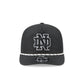 Notre Dame Fighting Irish Black and White Rope 19TWENTY Snapback Hat