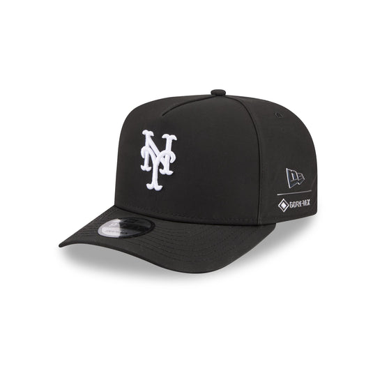New York Mets GORE-TEX Black 9FIFTY A-Frame Snapback Hat - New Era Cap