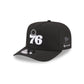Philadelphia 76ers GORE-TEX Black 9FIFTY A-Frame Snapback Hat