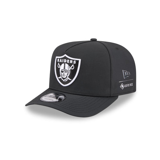 Las Vegas Raiders GORE-TEX Black 9FIFTY A-Frame Snapback Hat - New Era Cap