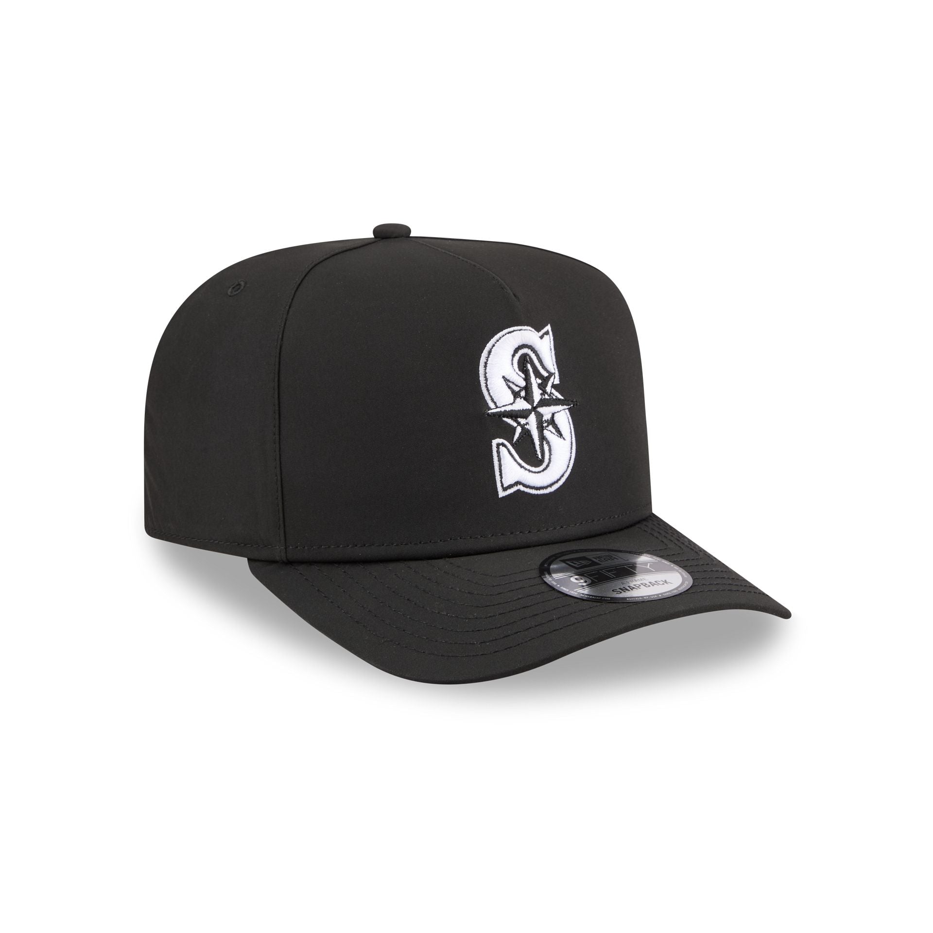 Seattle Mariners GORE-TEX Black 9FIFTY A-Frame Snapback Hat