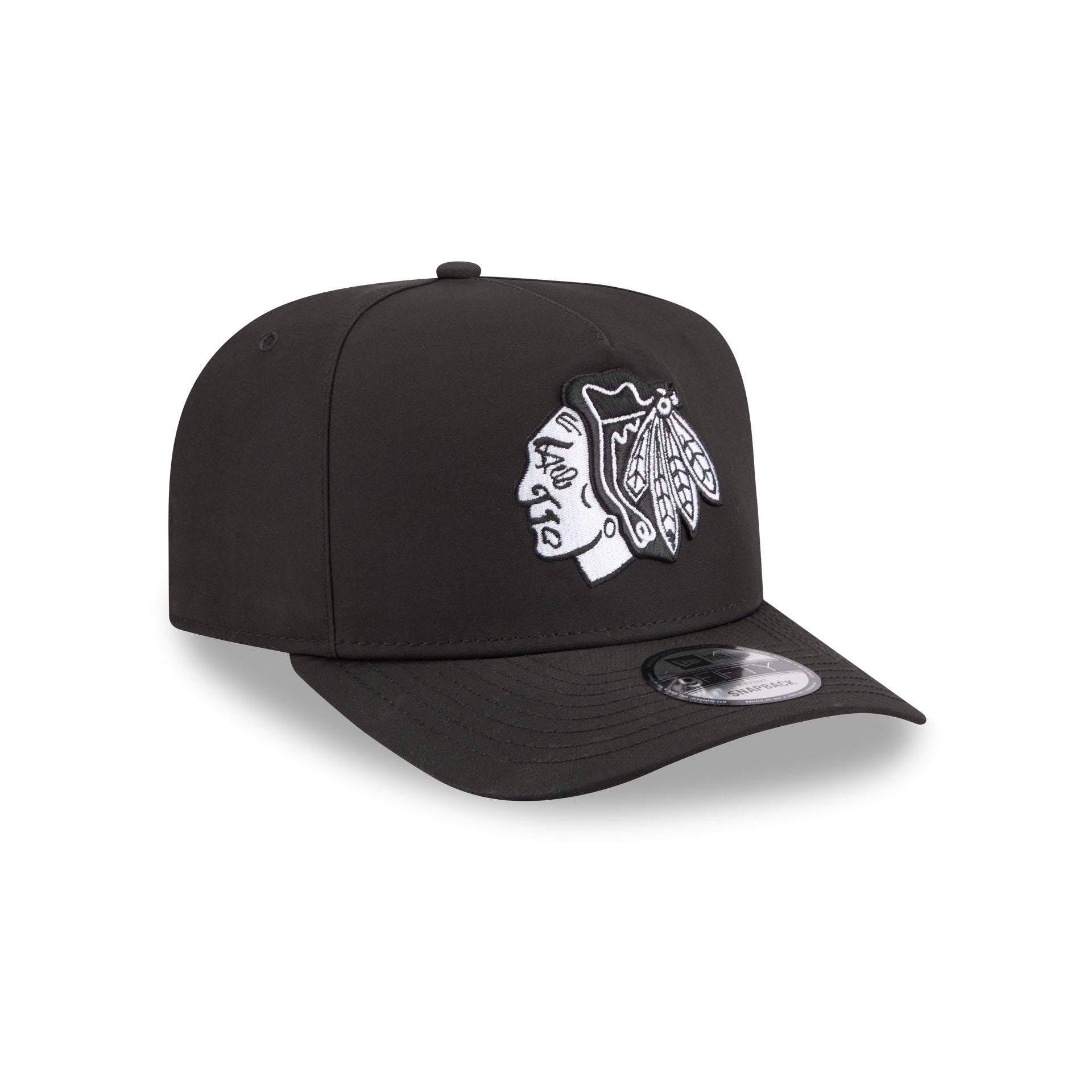 Chicago Blackhawks GORE-TEX Black 9FIFTY A-Frame Snapback Hat