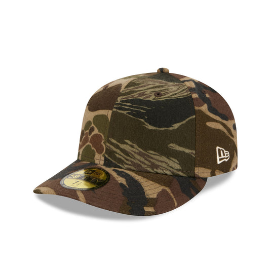 New Era Cap Three Looms Wool Woodland Camo 59FIFTY Fitted Hat - New Era Cap