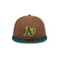 Athletics Three Looms Wool Pinstripe Retro Crown 9FIFTY Adjustable Hat