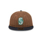 Seattle Mariners Three Looms Wool Pinstripe Retro Crown 9FIFTY Adjustable Hat