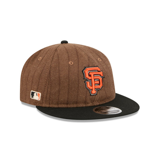 San Francisco Giants Three Looms Wool Pinstripe Retro Crown 9FIFTY Adjustable Hat - New Era Cap