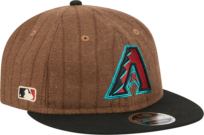 Arizona Diamondbacks Three Looms Wool Pinstripe Retro Crown 9FIFTY Adjustable Hat