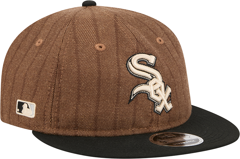 Chicago White Sox Three Looms Wool Pinstripe Retro Crown 9FIFTY Adjustable Hat