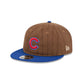 Chicago Cubs Three Looms Wool Pinstripe Retro Crown 9FIFTY Adjustable Hat