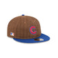 Chicago Cubs Three Looms Wool Pinstripe Retro Crown 9FIFTY Adjustable Hat