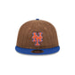 New York Mets Three Looms Wool Pinstripe Retro Crown 9FIFTY Adjustable Hat