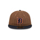 Detroit Tigers Three Looms Wool Pinstripe Retro Crown 9FIFTY Adjustable Hat