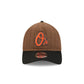 Baltimore Orioles Three Looms Wool Pinstripe 9TWENTY A-Frame Adjustable Hat