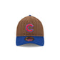 Chicago Cubs Three Looms Wool Pinstripe 9TWENTY A-Frame Adjustable Hat
