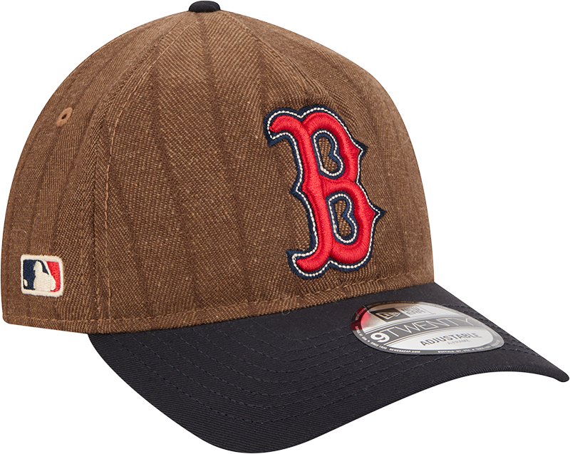 Boston Red Sox Three Looms Wool Pinstripe 9TWENTY A-Frame Adjustable Hat