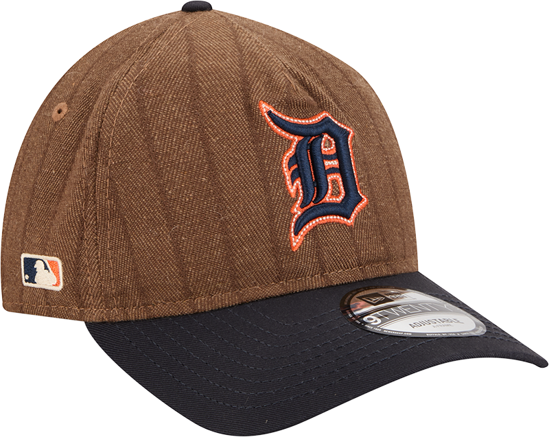Detroit Tigers Three Looms Wool Pinstripe 9TWENTY A-Frame Adjustable Hat