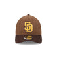 San Diego Padres Three Looms Wool Pinstripe 9TWENTY A-Frame Adjustable Hat