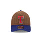 Texas Rangers Three Looms Wool Pinstripe 9TWENTY A-Frame Adjustable Hat