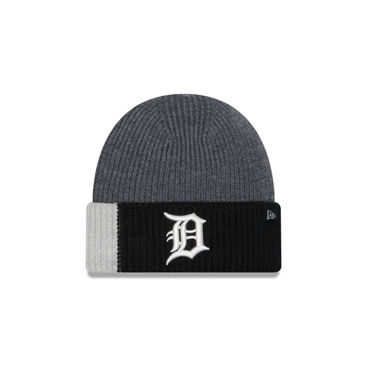 Detroit Tigers Merino Wool Color Block Cuff Knit Hat - New Era Cap