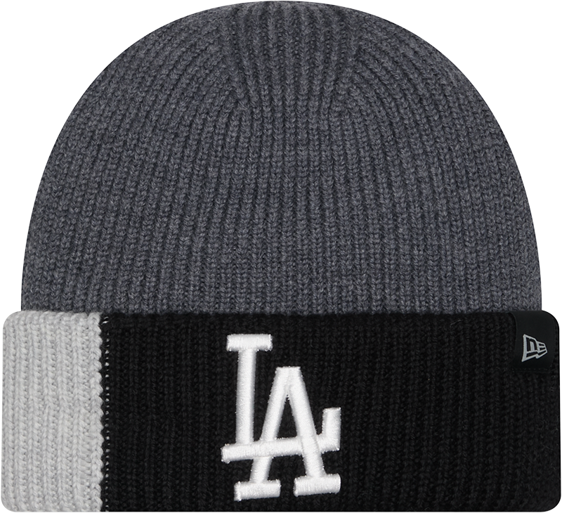 Los Angeles Dodgers Merino Wool Color Block Cuff Knit Hat