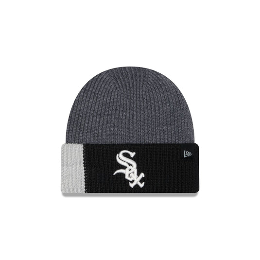 Chicago White Sox Merino Wool Color Block Cuff Knit Hat - New Era Cap