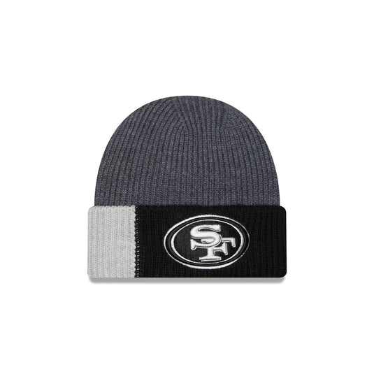 San Francisco 49ers Merino Wool Color Block Cuff Knit Hat - New Era Cap