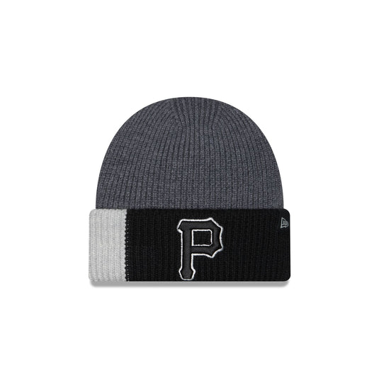 Pittsburgh Pirates Merino Wool Color Block Cuff Knit Hat - New Era Cap