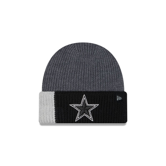 Dallas Cowboys Merino Wool Color Block Cuff Knit Hat - New Era Cap