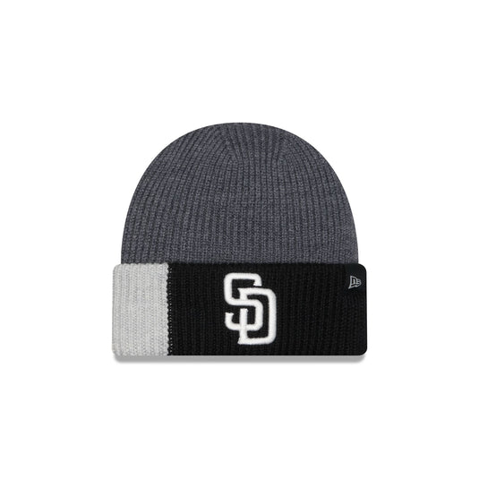 San Diego Padres Merino Wool Color Block Cuff Knit Hat - New Era Cap