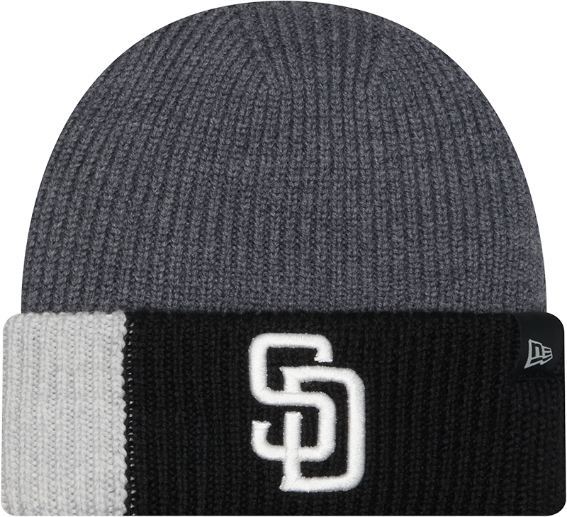 San Diego Padres Merino Wool Color Block Cuff Knit Hat